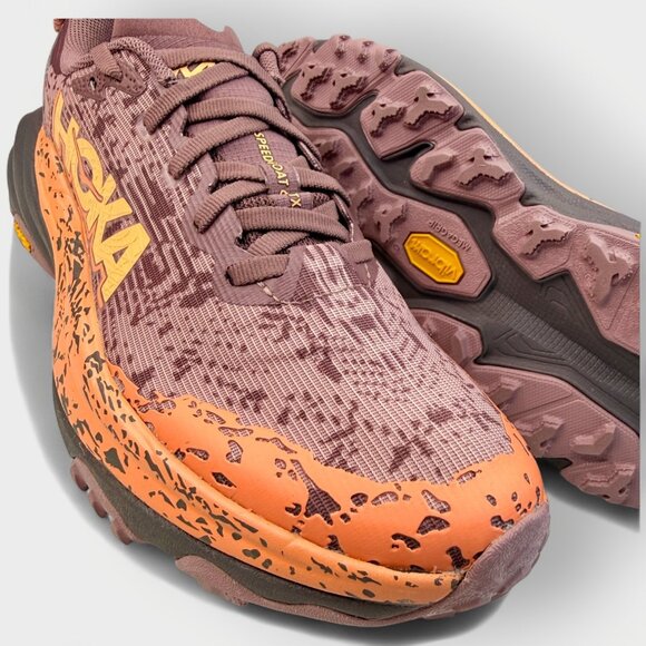 Hoka Speedgoat 6 GTX Women Size 7.0 Smoky Quartz Quartzite 1155151-SZQ New w/Box - Picture 9 of 14